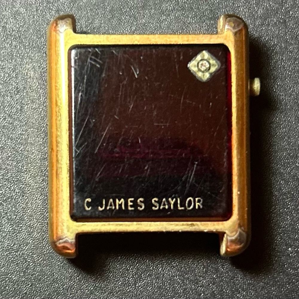 Vintage Digital Watch Head With Name Inscribed On Face